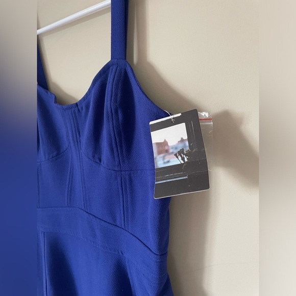 Sparkle & Fade Royal Blue mini Dress NEW WITH TAGS SIZE SMALL - Picture 3 of 6